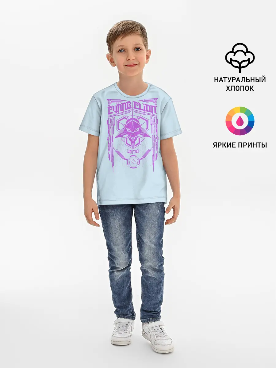 Детская базовая футболка / Евангилион