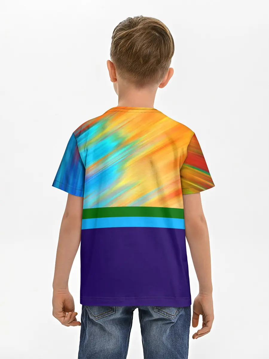 Детская базовая футболка / Размытие