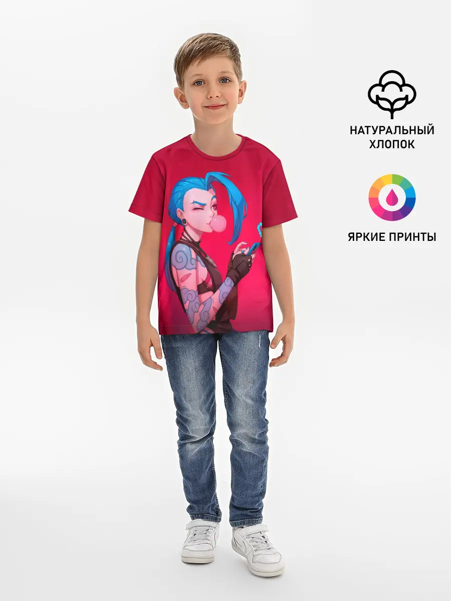 Детская базовая футболка / Jinx in love