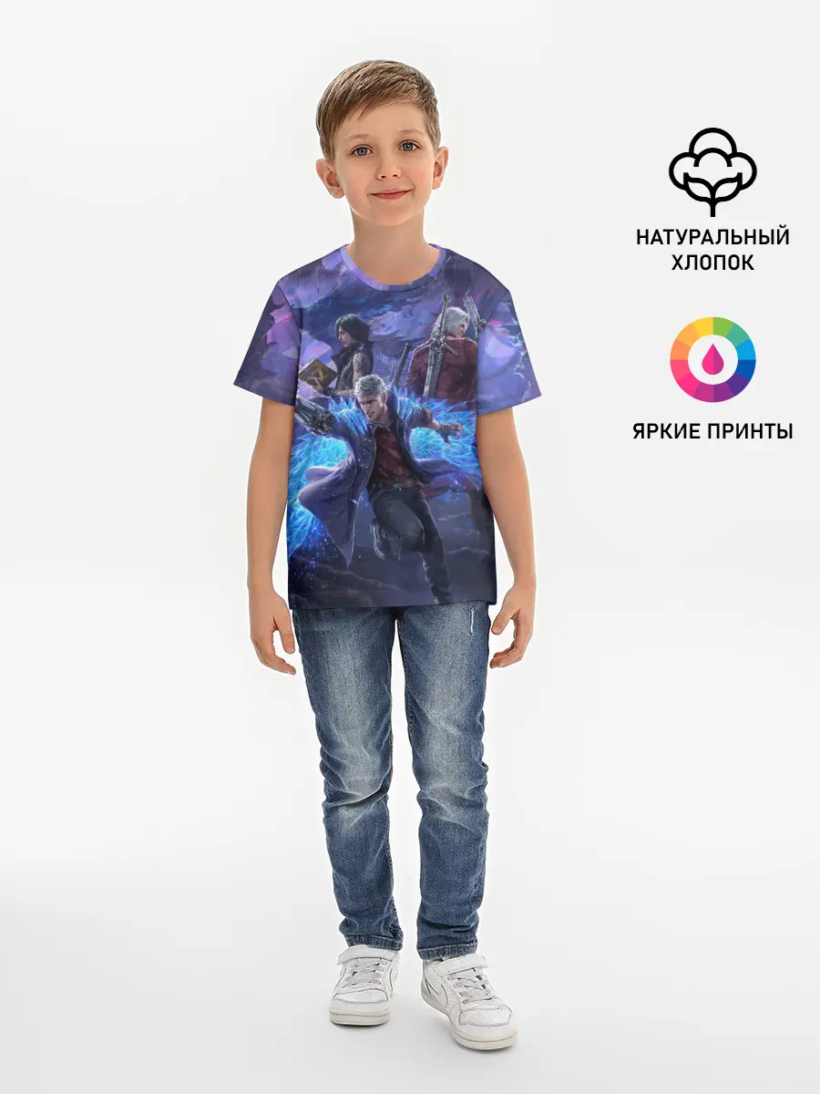 Детская базовая футболка / DEVIL MAY CRY | ДЕВИЛ МАЙ КРАЙ