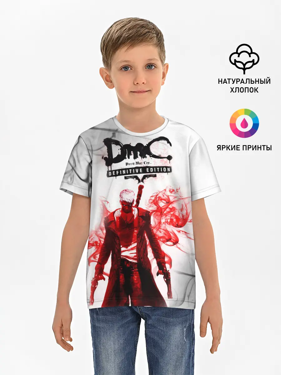 Детская базовая футболка / devil may cry