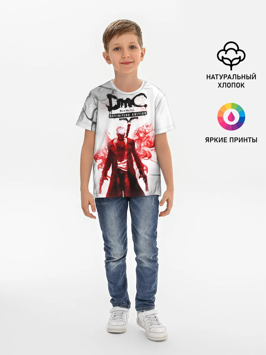 Детская базовая футболка / devil may cry