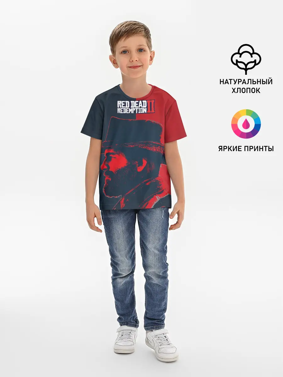Детская базовая футболка / RDR2 | Артур