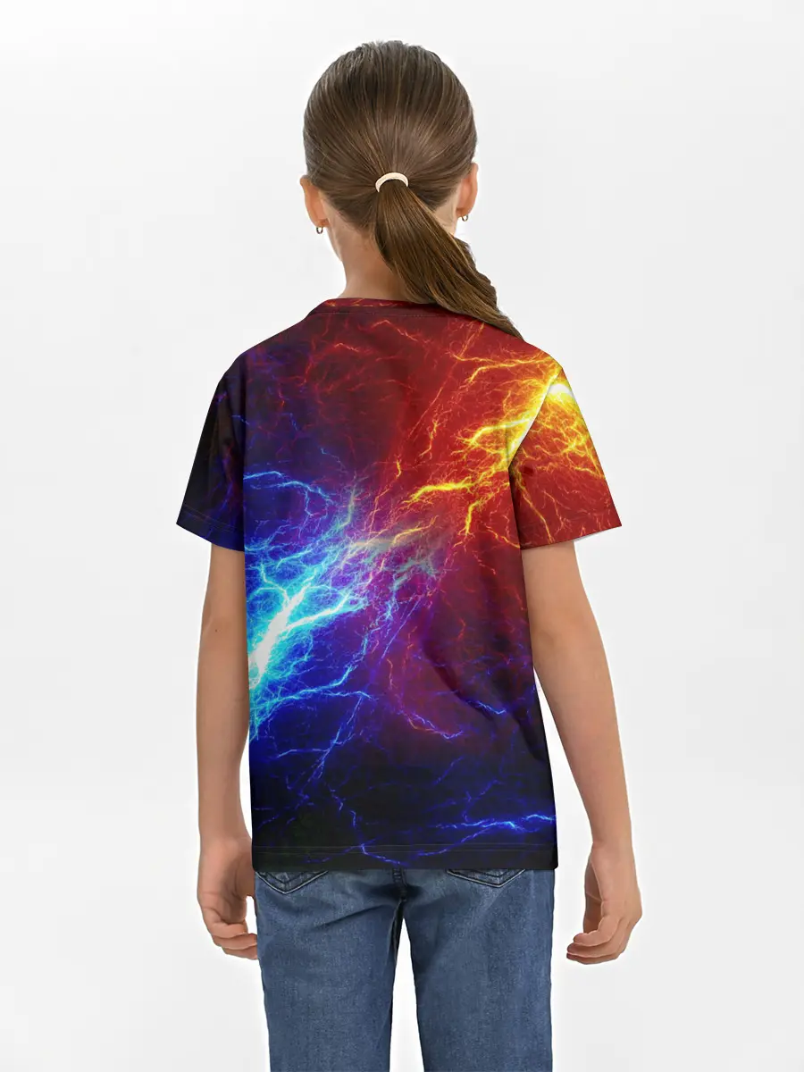 Детская базовая футболка / БИТВА МОЛНИЙ / BATTLE FLASH