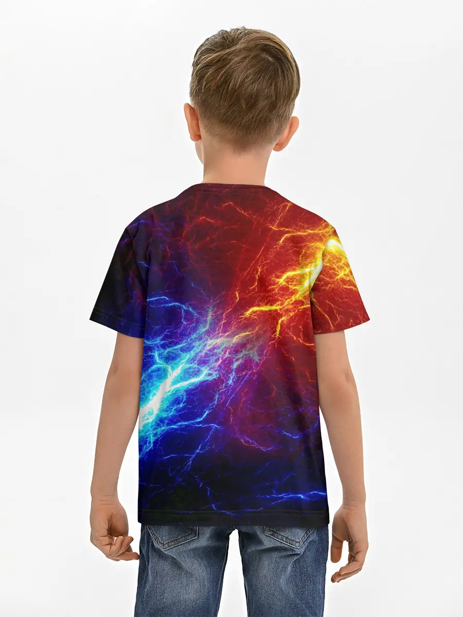 Детская базовая футболка / БИТВА МОЛНИЙ / BATTLE FLASH