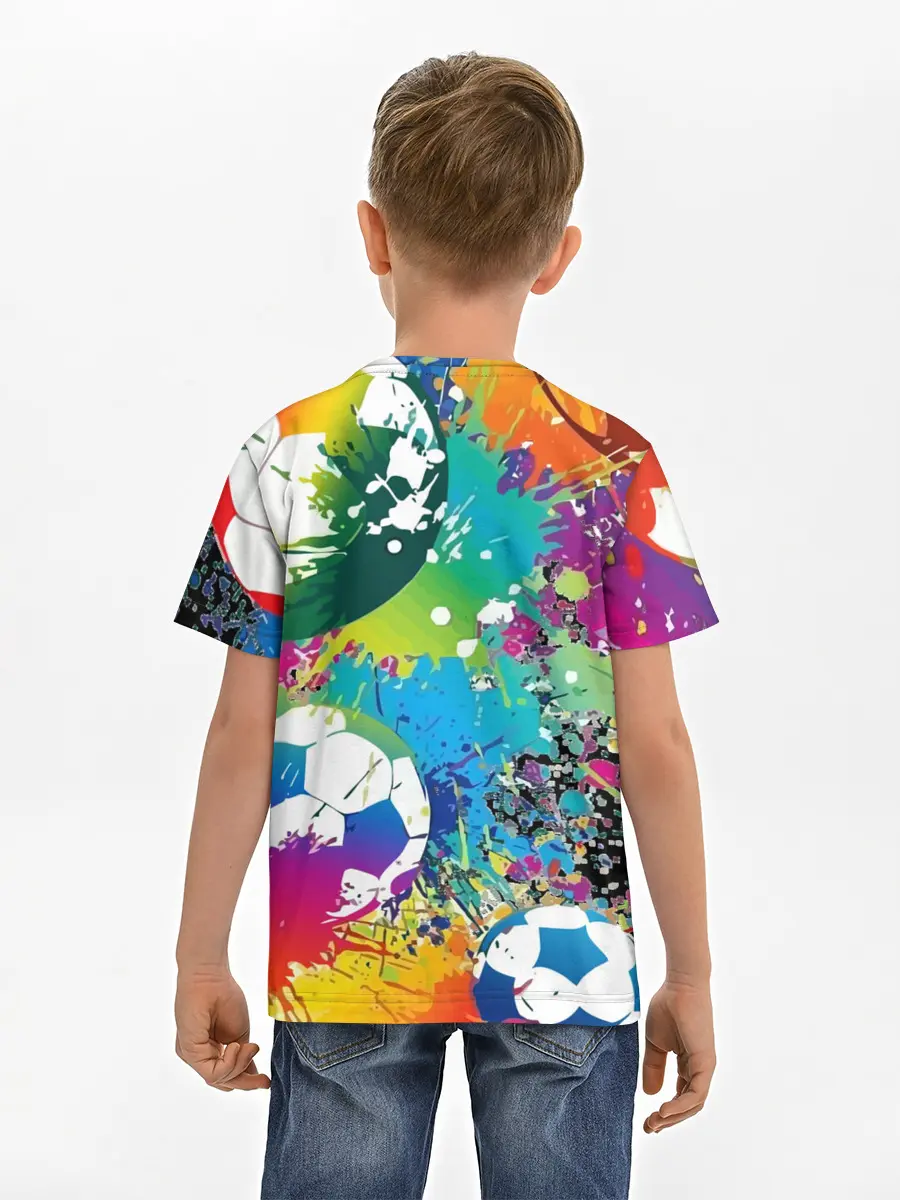 Детская базовая футболка / Football Paints