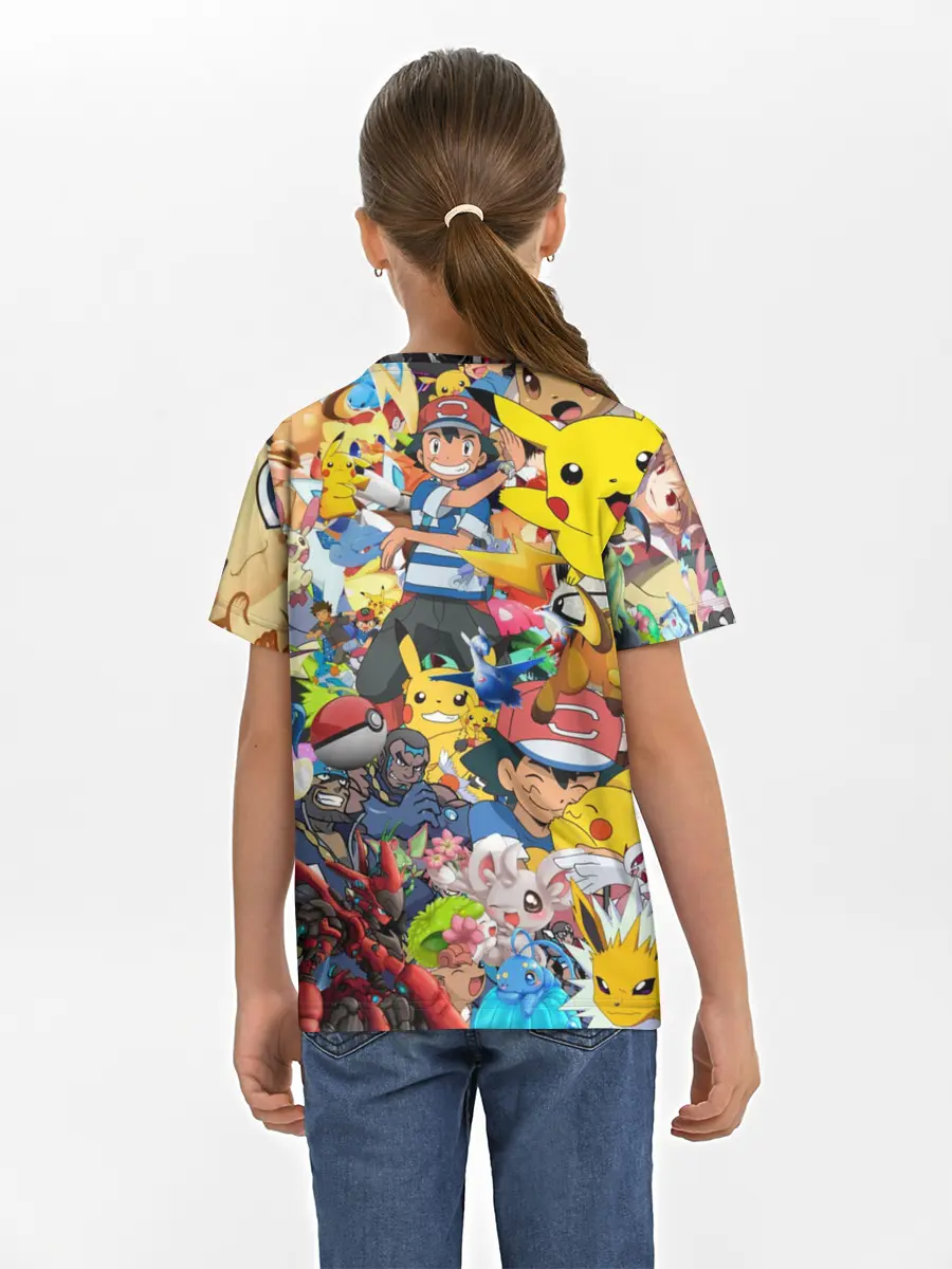 Детская базовая футболка / Pokemon