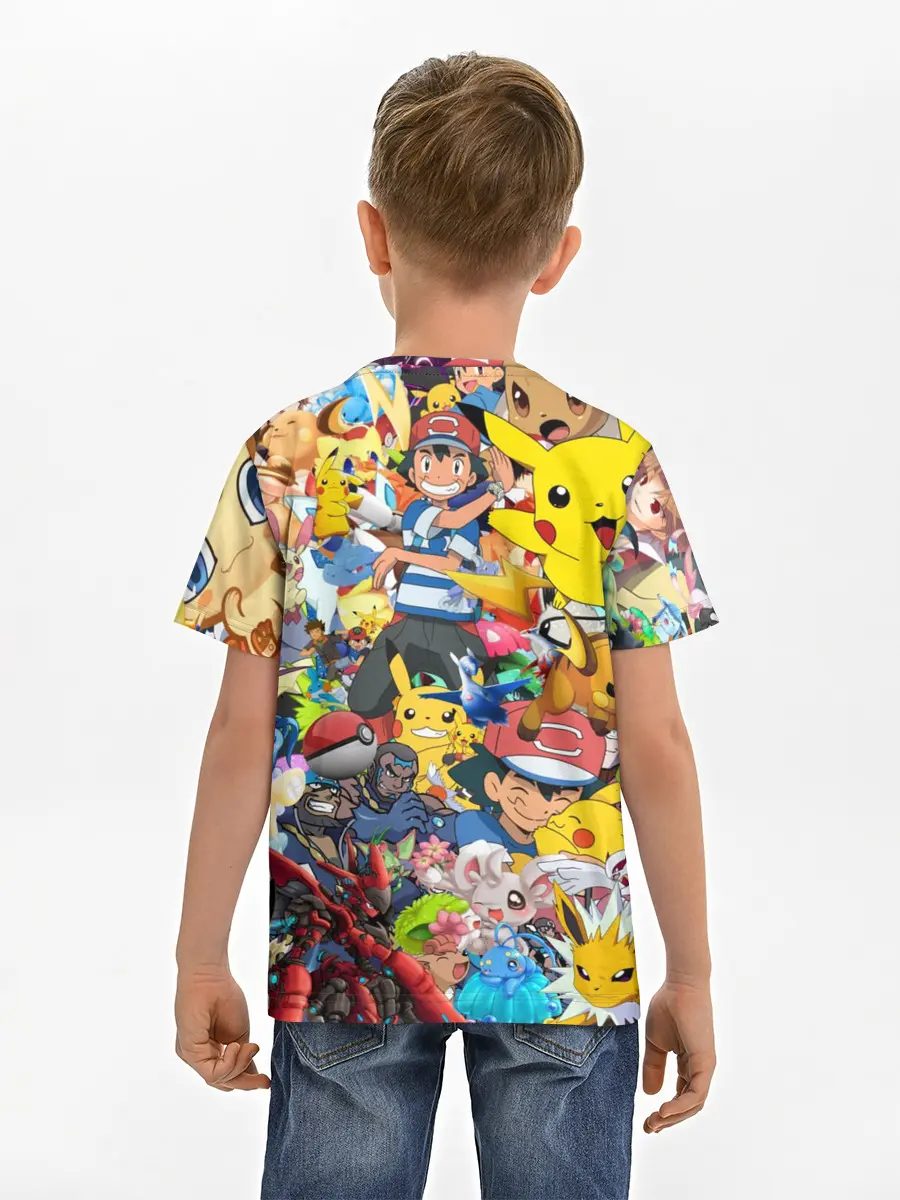 Детская базовая футболка / Pokemon