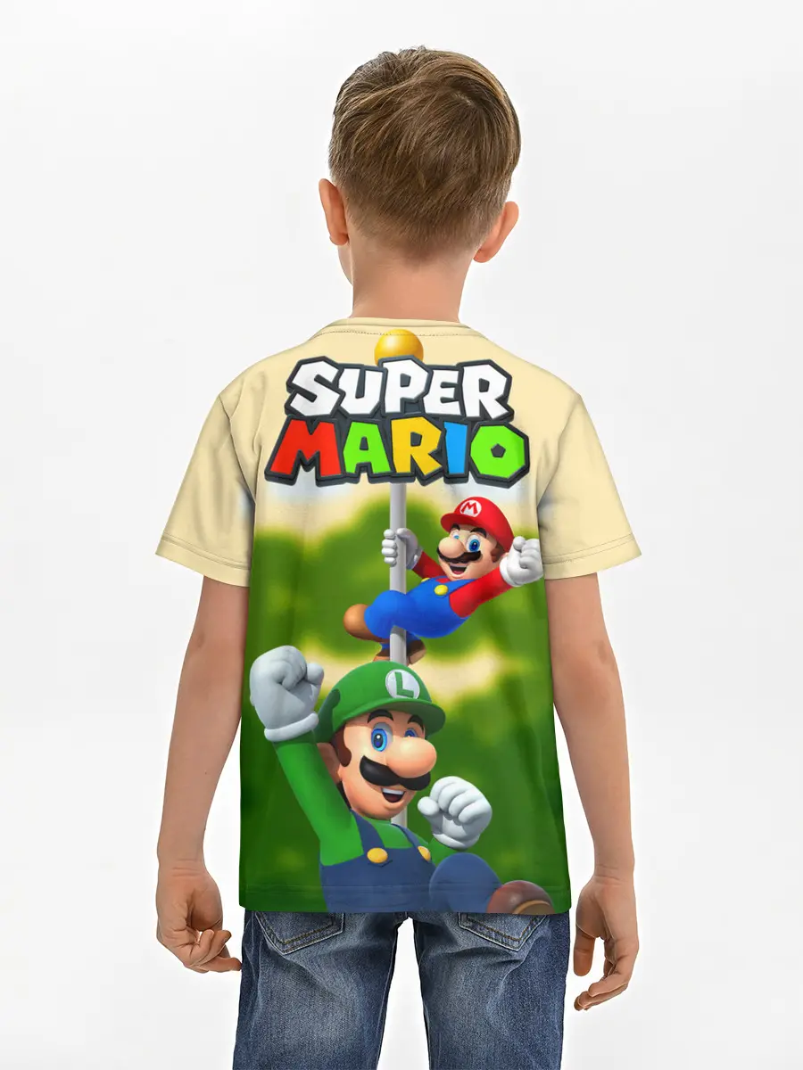 Детская базовая футболка / 3DMario
