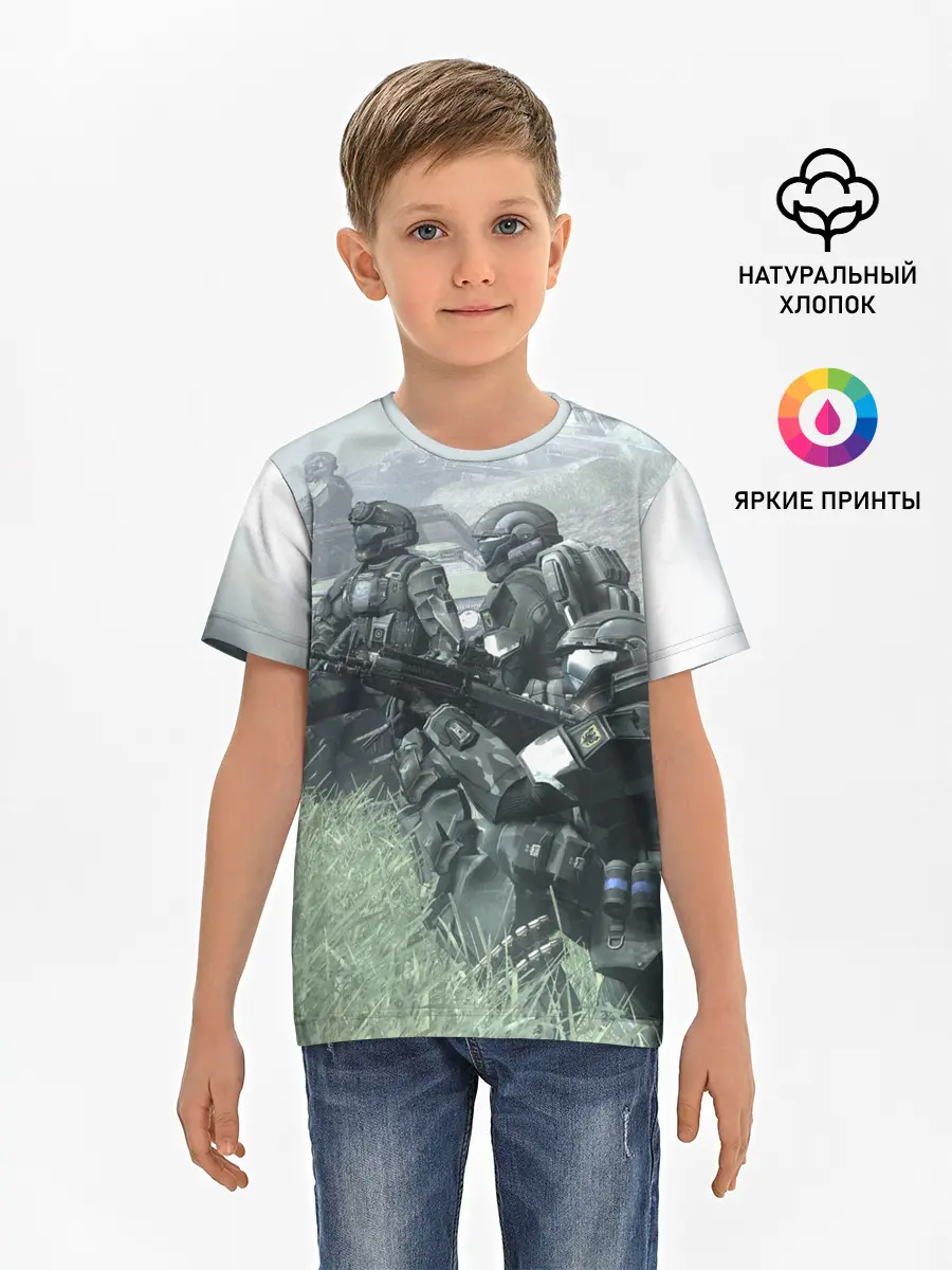 Детская базовая футболка / Halo 2