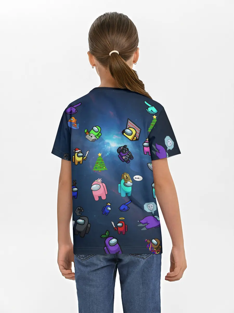 Детская базовая футболка / Among US