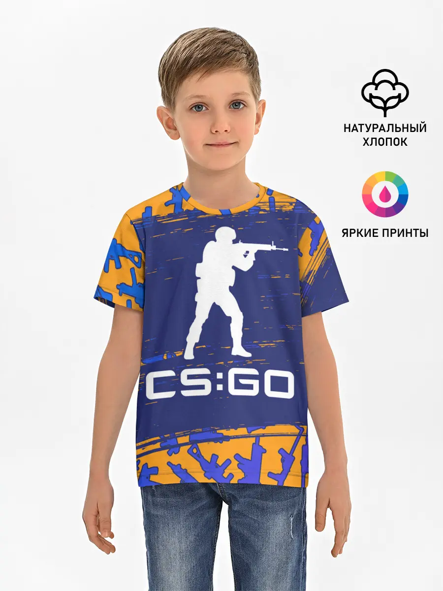Детская базовая футболка / CS GO | КС ГО