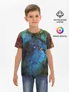 Детская базовая футболка / Туманный космос