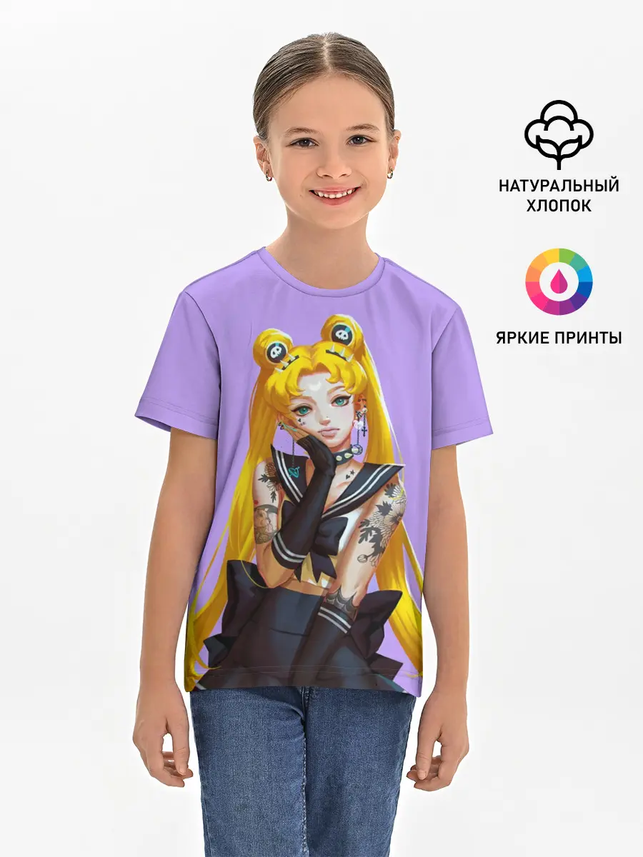 Детская базовая футболка / SAILOR MOON