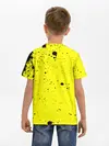 Детская базовая футболка / Джонатан на желтом брызги