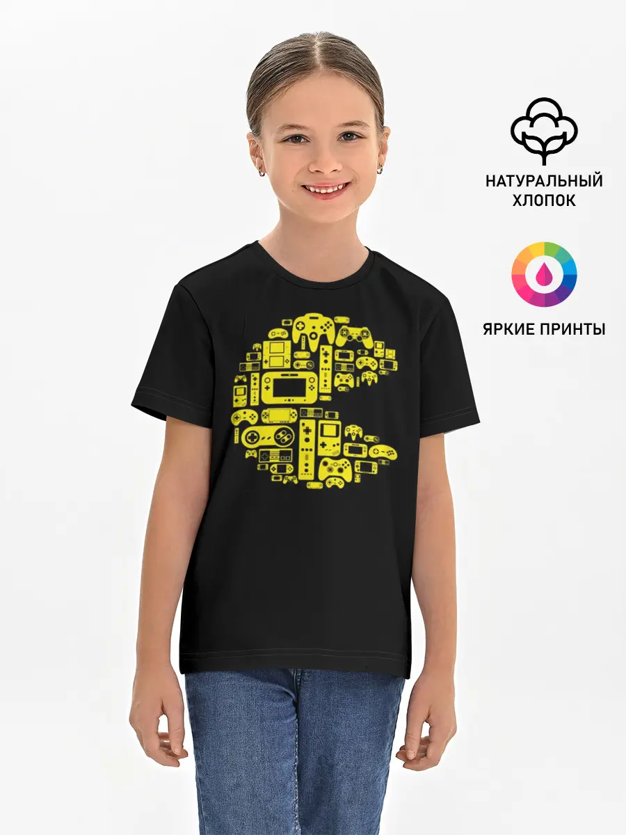 Детская базовая футболка / Pac-Man