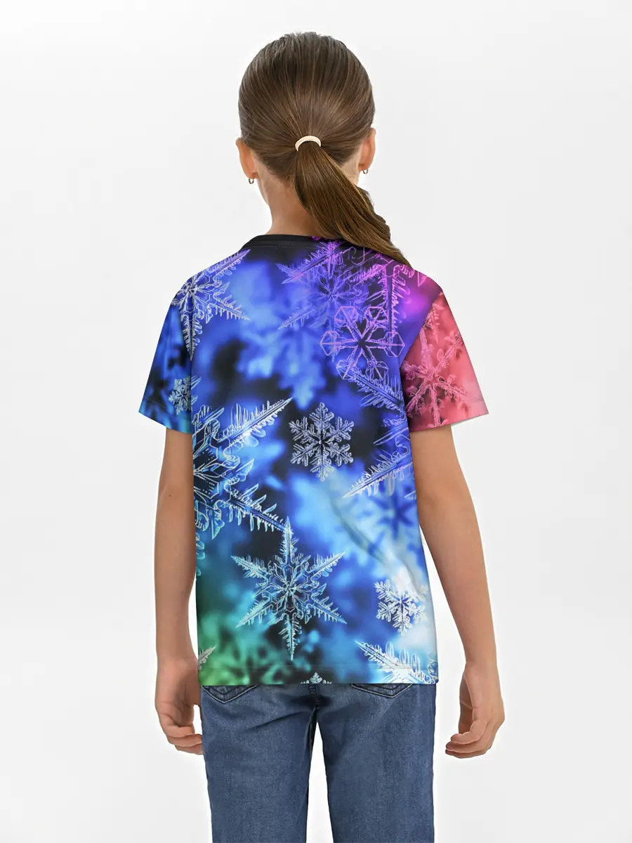 Детская базовая футболка / ЗИМНЕЕ УТРО