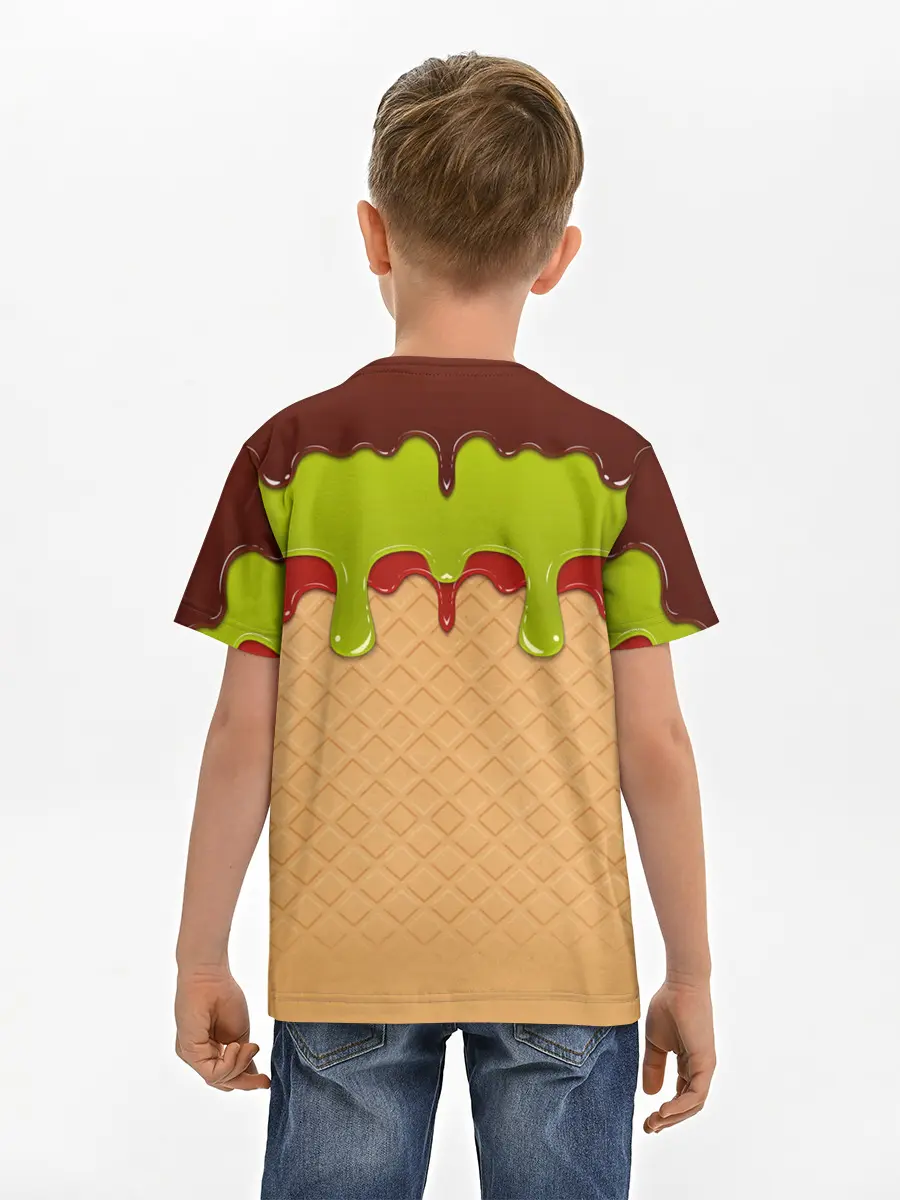 Детская базовая футболка / Мороженое | Ice Scream