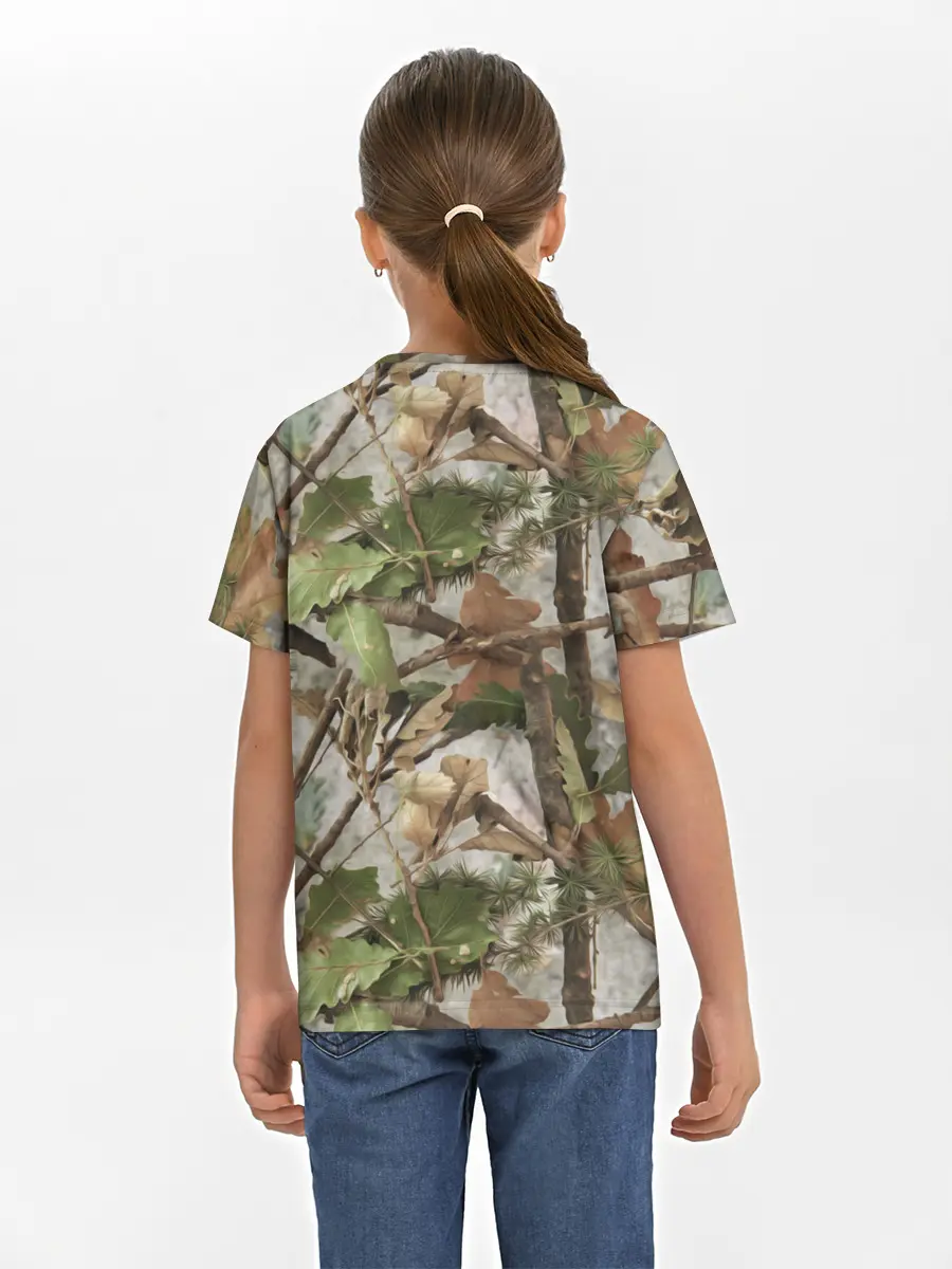 Детская базовая футболка / Камуфляж