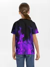 Детская базовая футболка / ФИОЛЕТОВЫЙ ОГОНЬ | PURPLE FIRE