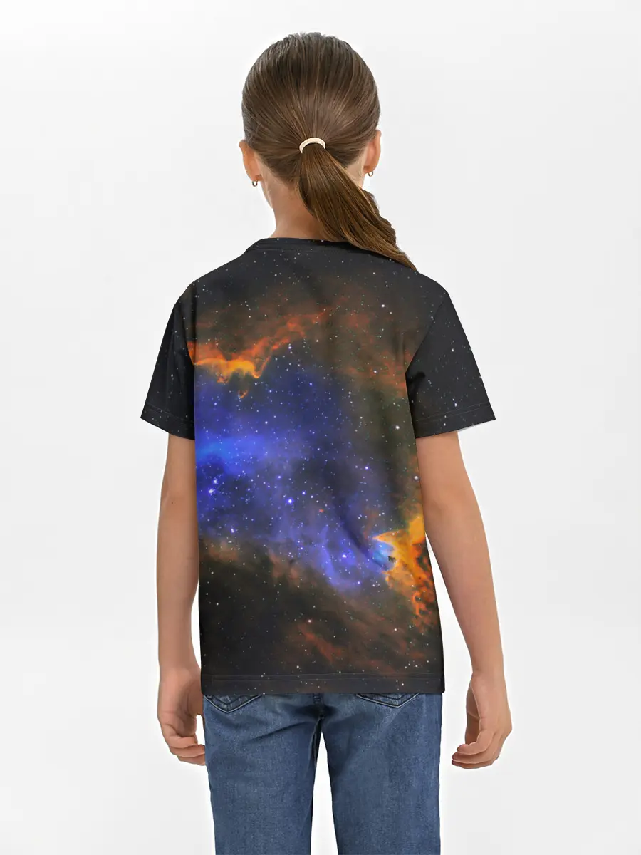 Детская базовая футболка / ВСЕЛЕННАЯ ИЗ ЗВЕЗД