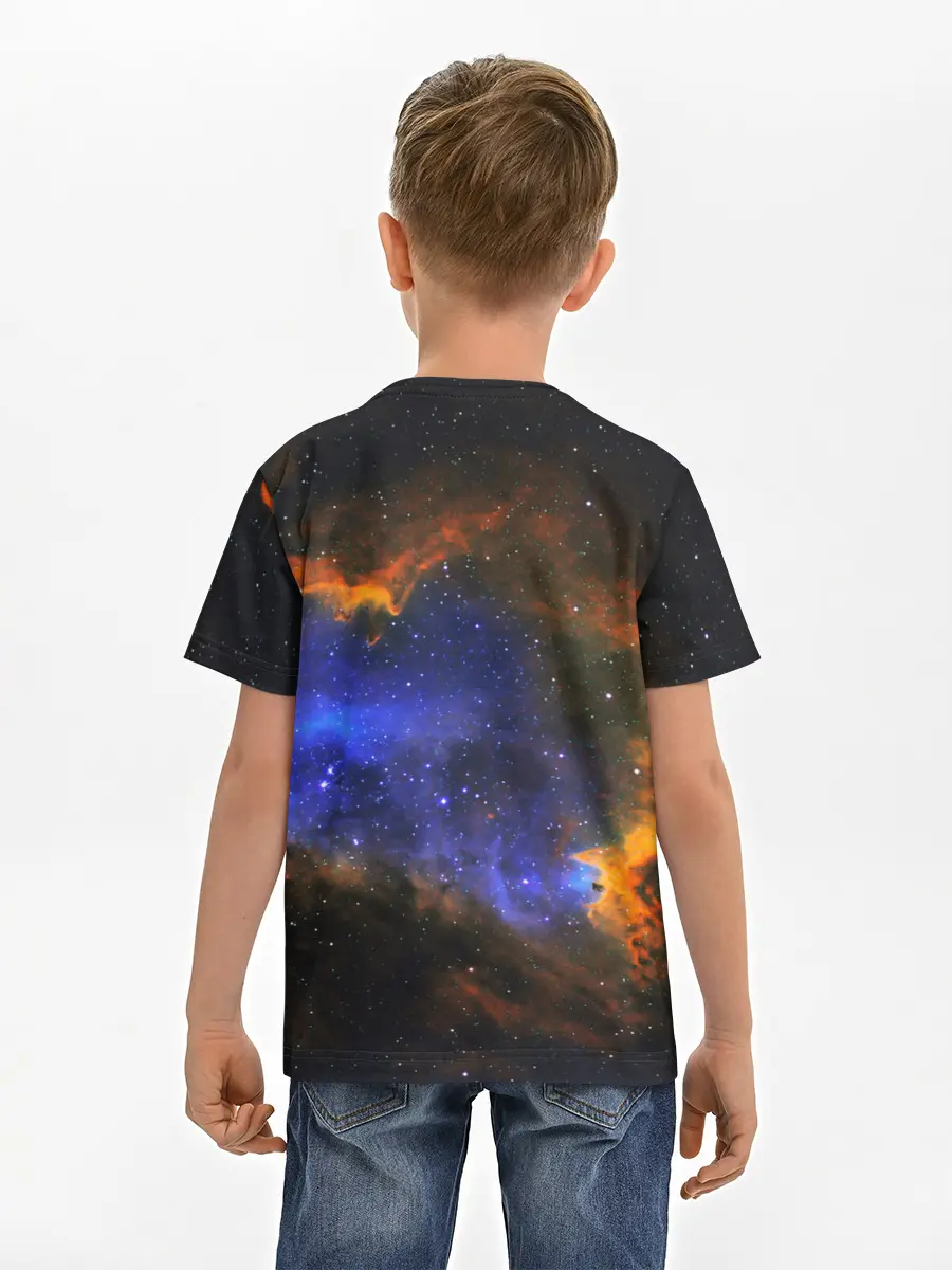 Детская базовая футболка / ВСЕЛЕННАЯ ИЗ ЗВЕЗД