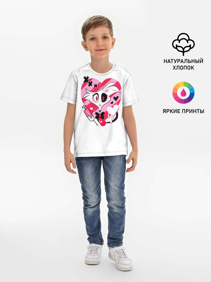 Детская базовая футболка / Hazbin Hotel