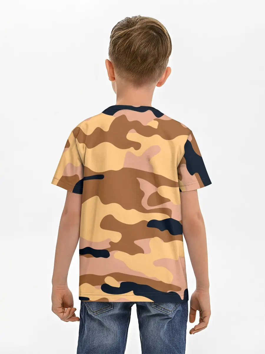 Детская базовая футболка / Камуфляж