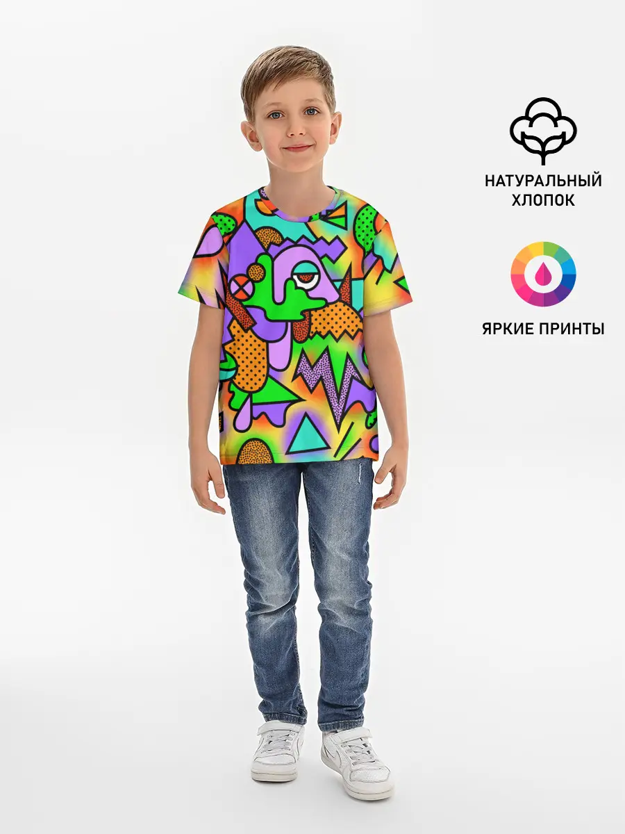 Детская базовая футболка / PSY GEOMETRY