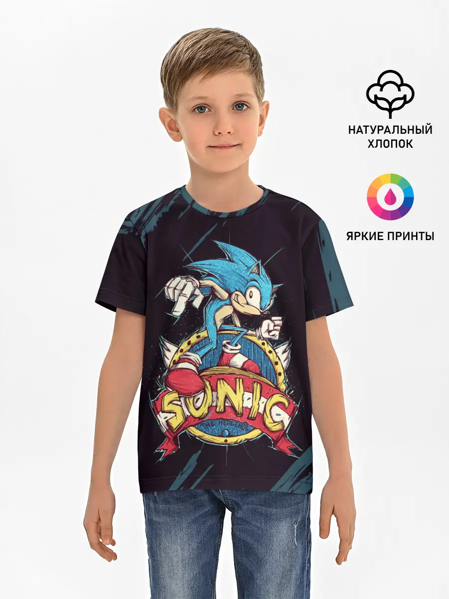 Детская базовая футболка / SONIC | СОНИК