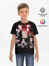 Детская базовая футболка / Магическая битва коллаж
