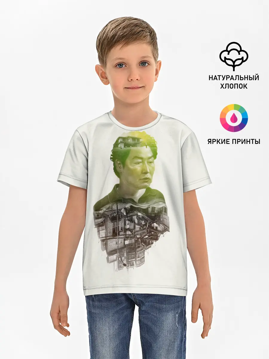 Детская базовая футболка / Паразиты Фильм Parasite