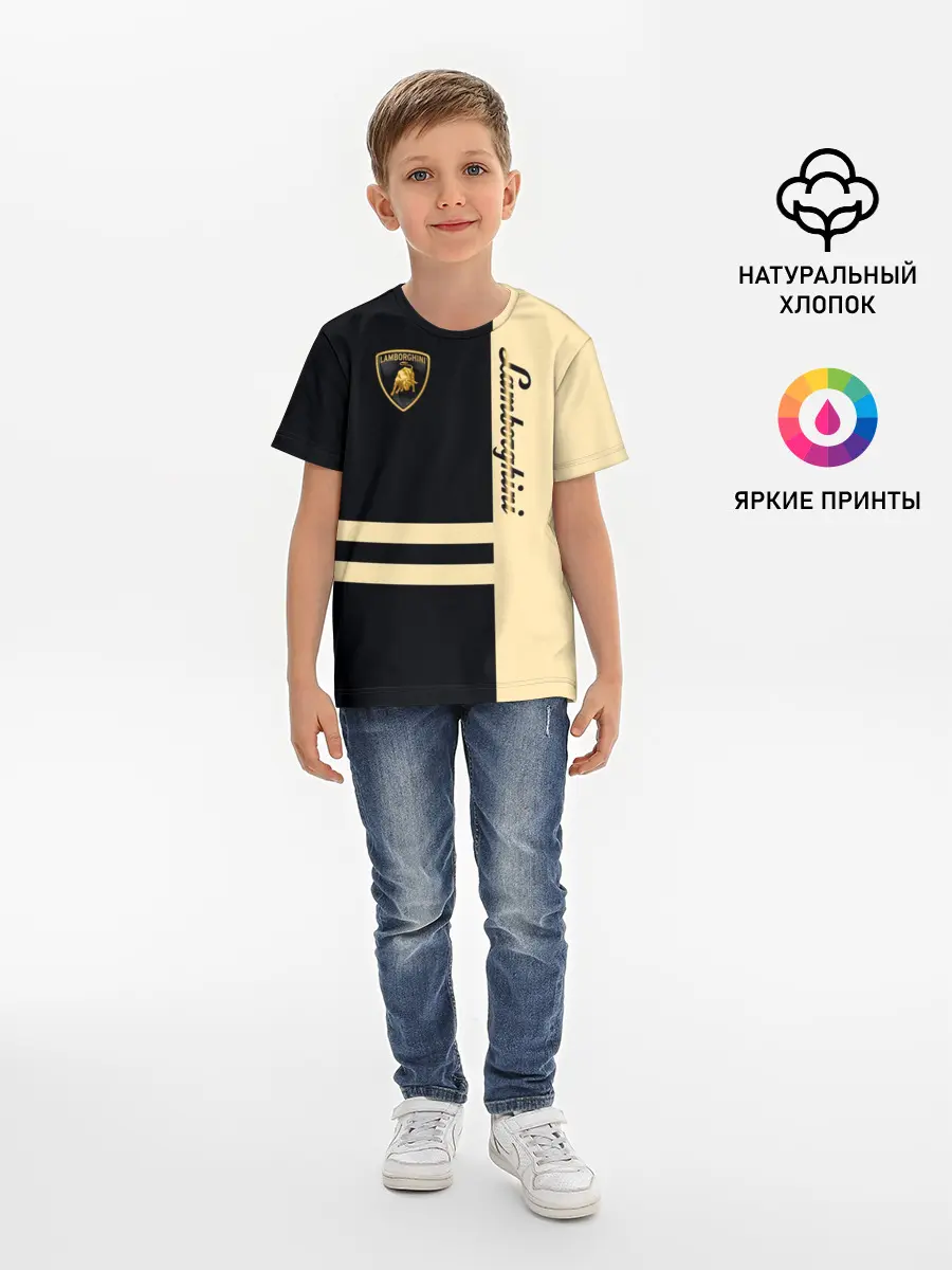 Детская базовая футболка / Lamborghini