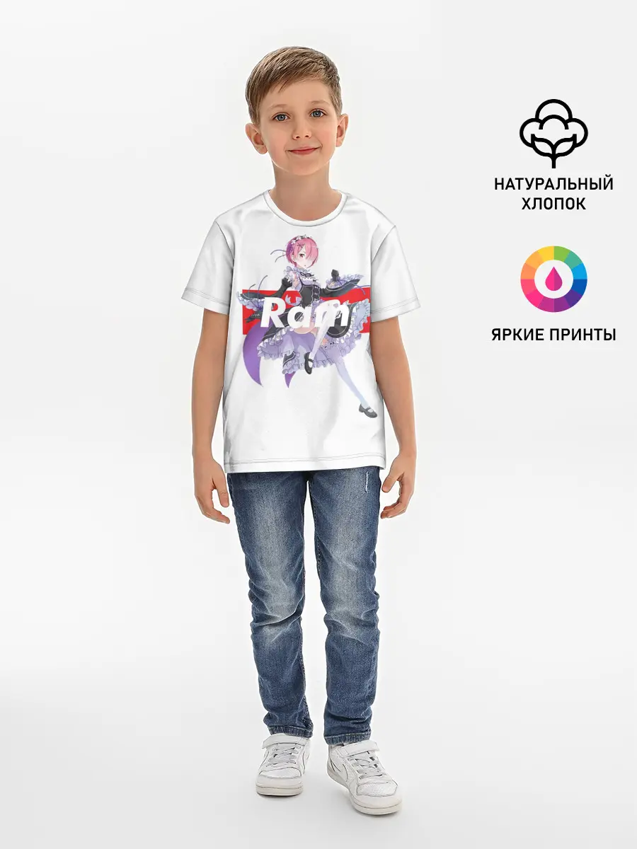 Детская базовая футболка / Re:Zero