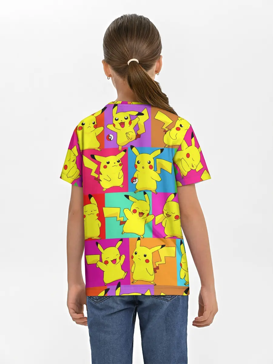 Детская базовая футболка / ПИКАЧУ