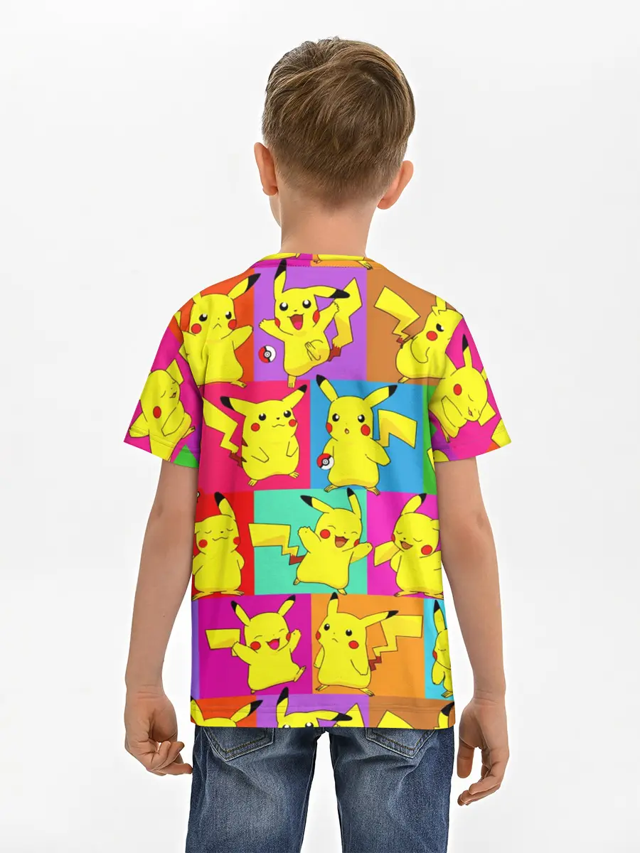 Детская базовая футболка / ПИКАЧУ