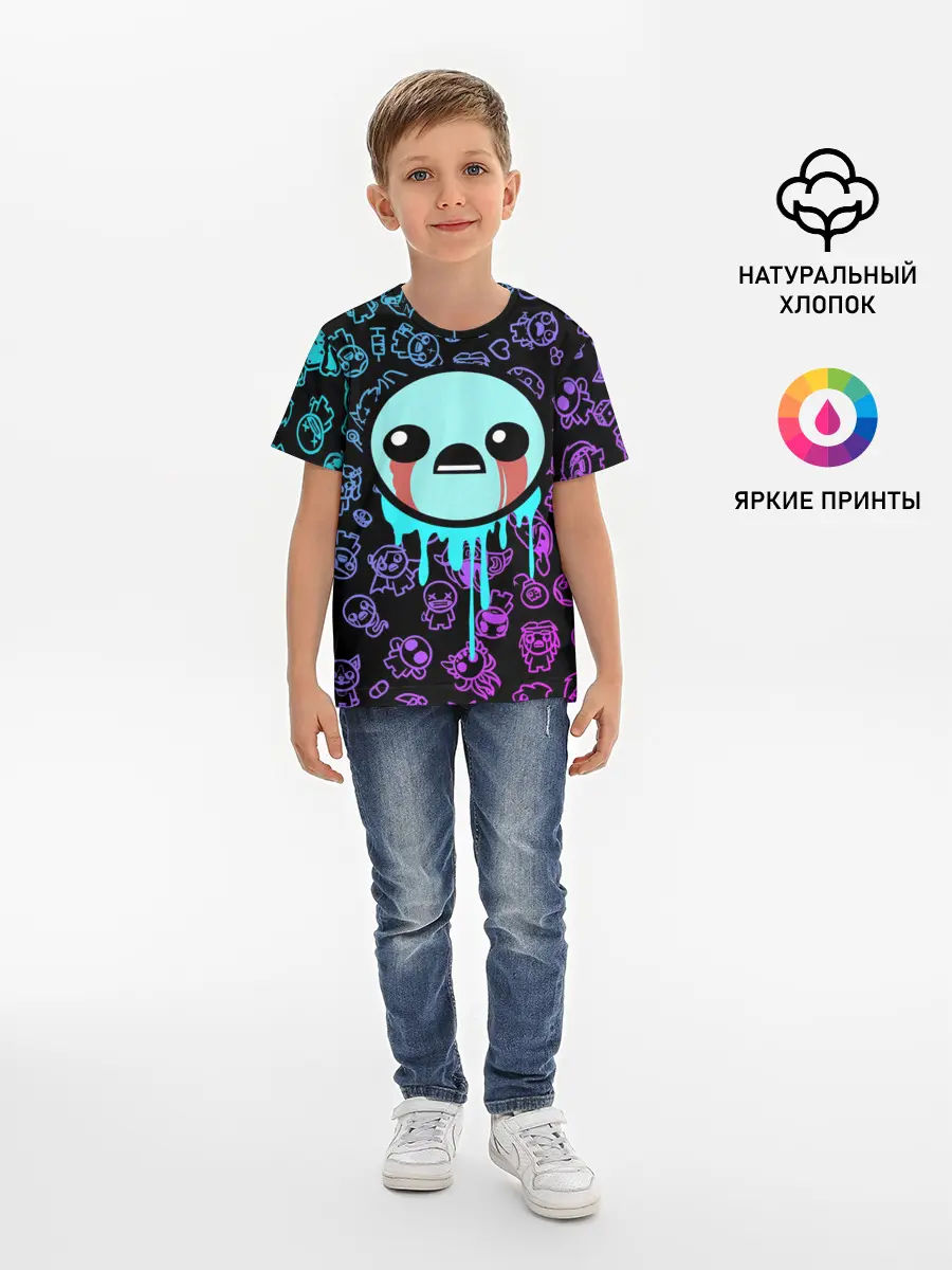 Детская базовая футболка / Blue Isaac