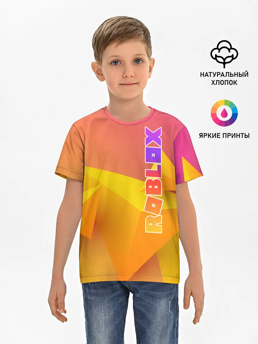 Детская базовая футболка / Roblox