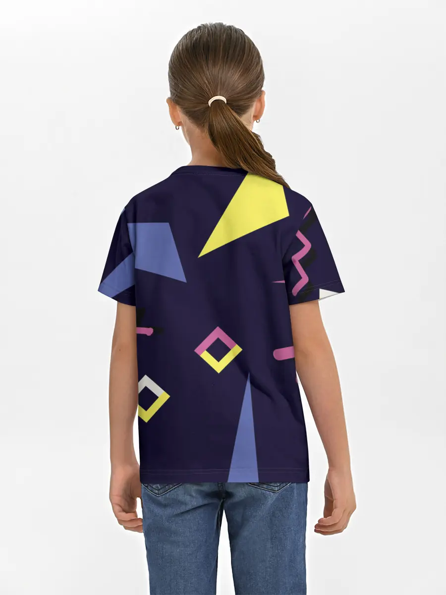 Детская базовая футболка / Танец геометрии