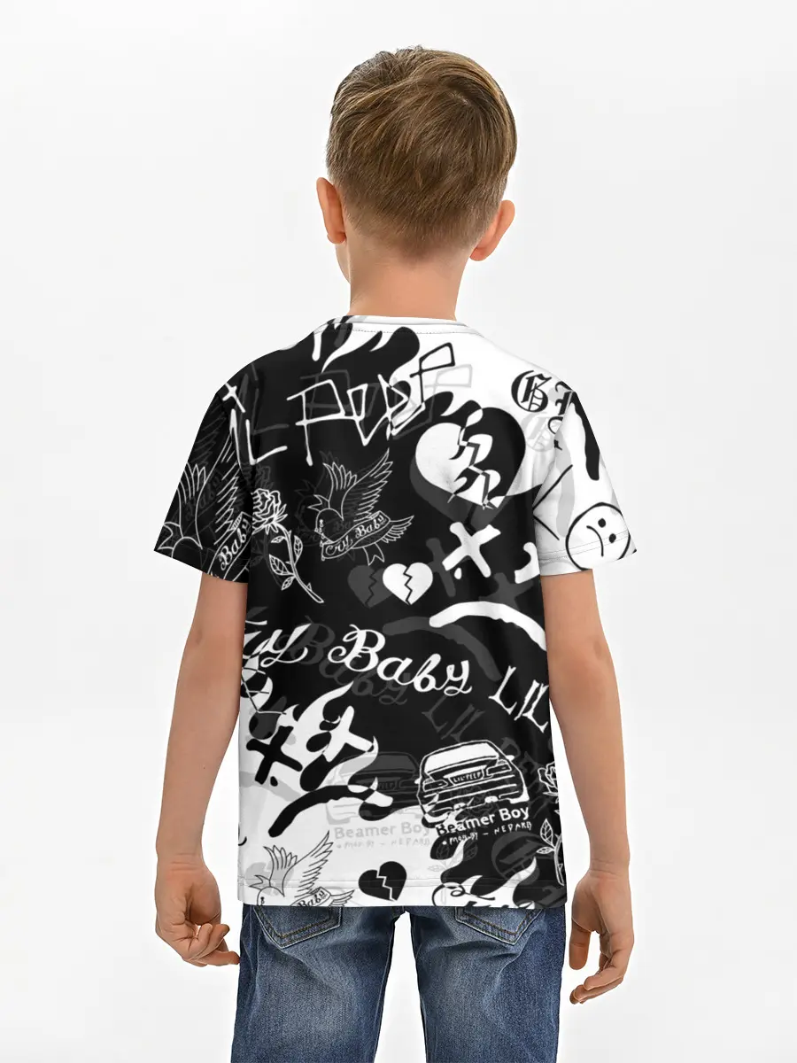 Детская базовая футболка / LIL PEEP