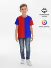 Детская базовая футболка / Красно-синий