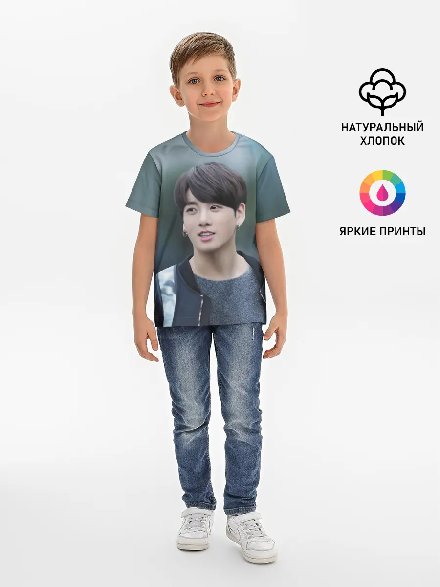 Детская базовая футболка / Корейский Поп