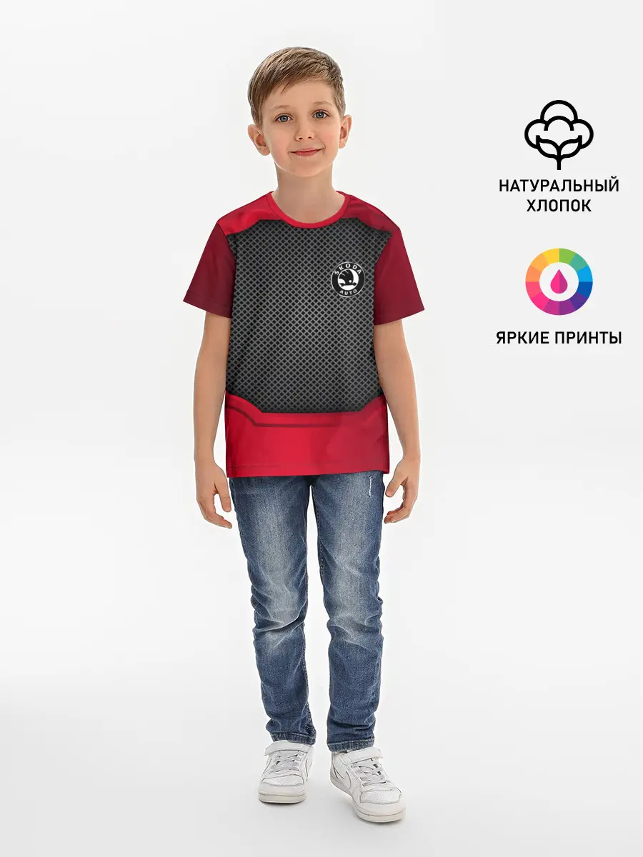 Детская базовая футболка / SKODA SPORT