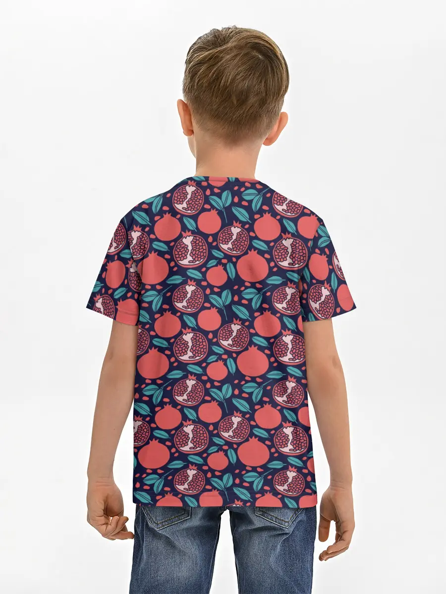 Детская базовая футболка / Гранат