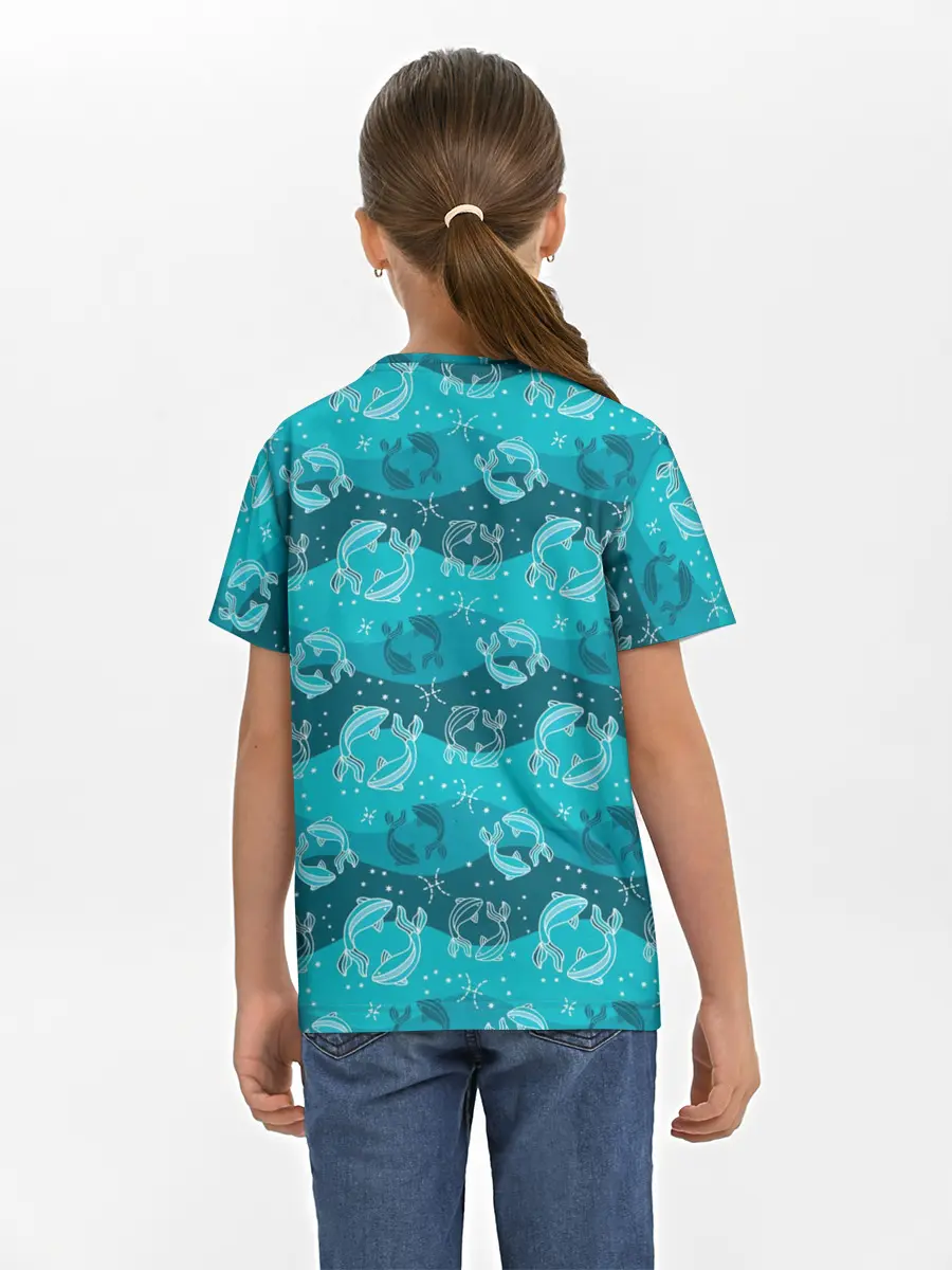 Детская базовая футболка / Рыбы