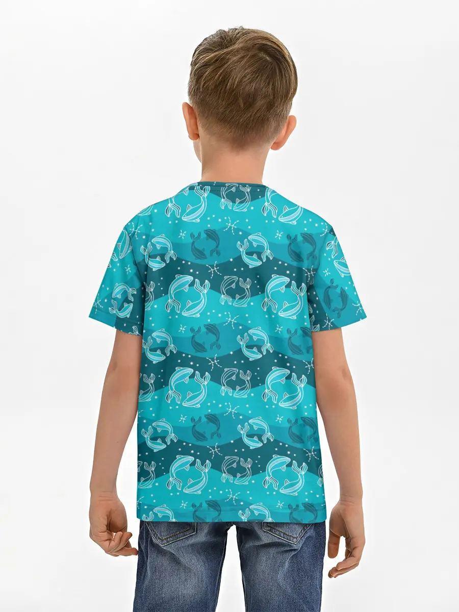 Детская базовая футболка / Рыбы