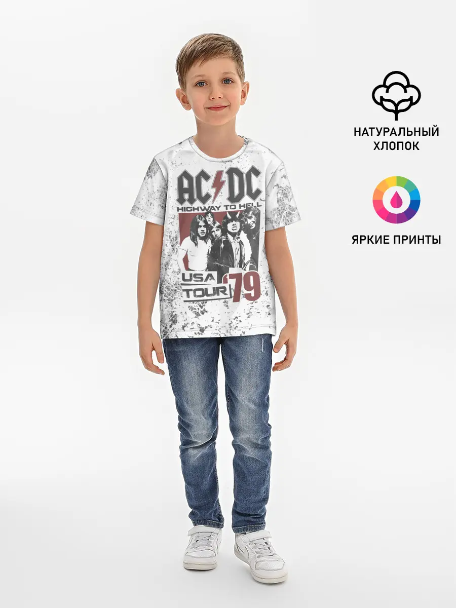 Детская базовая футболка / AC/DC