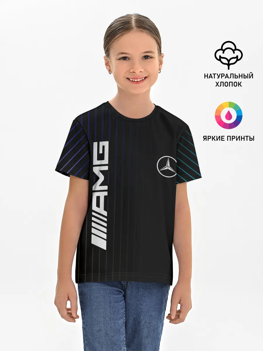 Детская базовая футболка / Mercedes