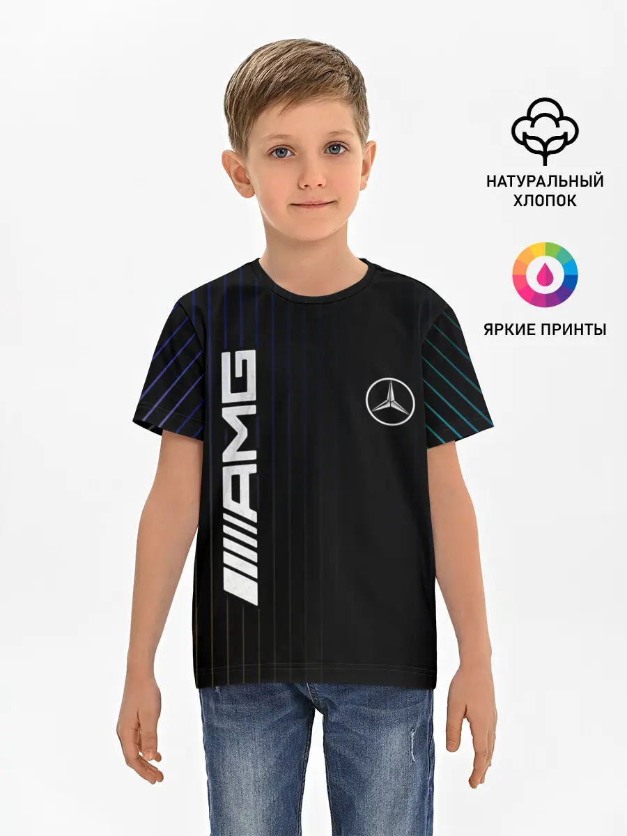 Детская базовая футболка / Mercedes