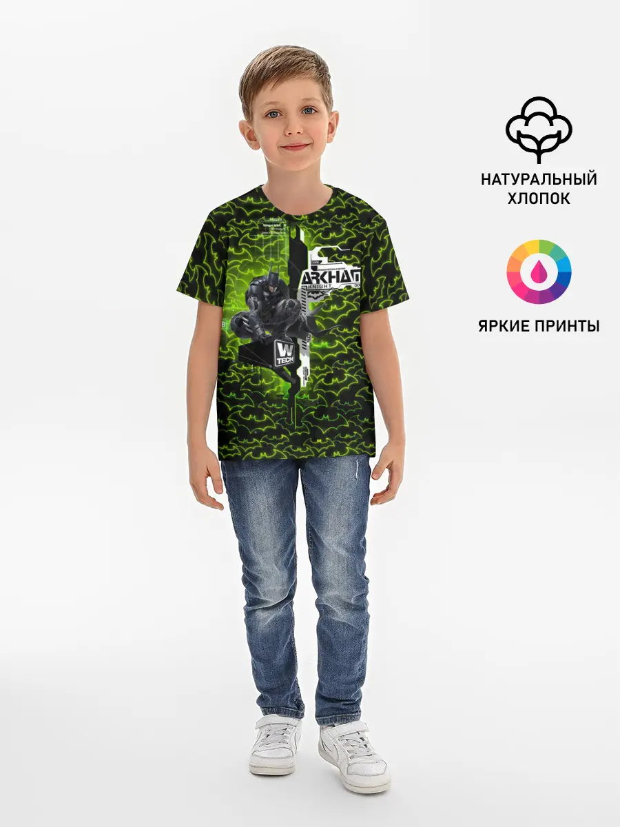 Детская базовая футболка / Batman: Arkham Knight